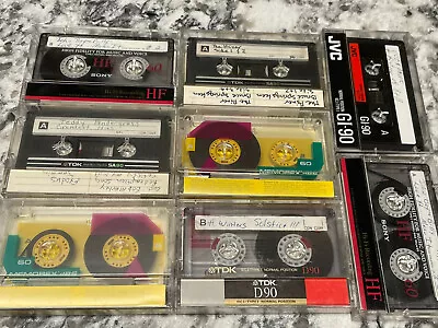 Lot Of Pre Recorded Cassette Tapes Sony Memorex JVC Cassettes • $3.99