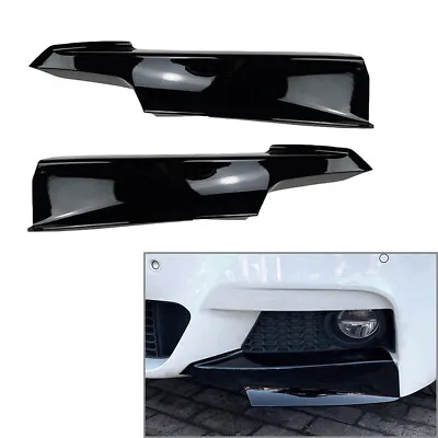 2 Pcs Car Front Bumper Lip Corner Splitter For BMW 3-Series F30 F31 2012-2018 • $43.26