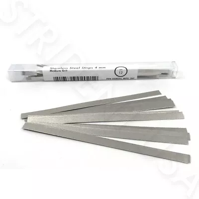 $9.99 • Buy  Stainless Steel Metal Dental Polishing Strips -Medium Grit - Multiple Sizes 