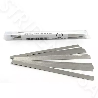  Stainless Steel Metal Dental Polishing Strips -Medium Grit - Multiple Sizes  • $9.49