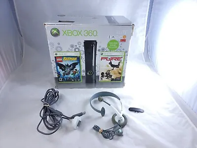 $17.49 • Buy Microsoft Xbox 360 Elite 120GB Console Box ONLY W/ Headset Nyko Charger