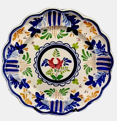 Vintage Spain  Mexico Pottery Hand Painted Plate Signed PTDO AMANO R.207 10” • $9.93