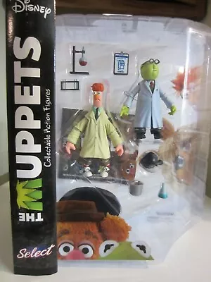 2016 The Muppets Bunsen And Beaker Select Collectible Action Figures Lab Set NEW • $75