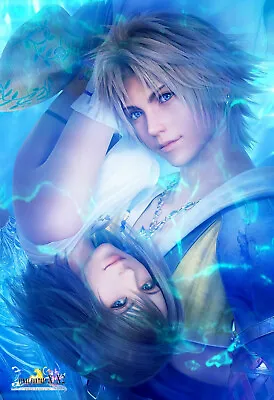 Final Fantasy X X-2 HD Remaster Yuna Tidus Poster Art High Quality Print 11x17 • $9.90