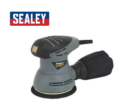 Sealey Palm Sander 240w 125mm Electric Dual Action Detail Orbital 230v S0125  • £39.99