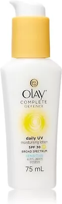 Olay Complete Defence Daily UV Moisturising Lotion Sensitive SPF30 75ml-Au • $10.99