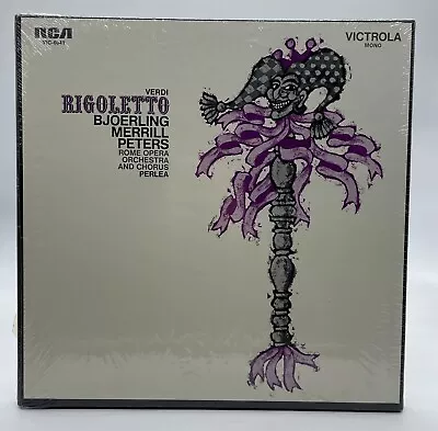 Verdi-rigoletto-bjoerling-merrill-original Rca Victrola Vic-6041-2 Vinyl Box Set • $15.99