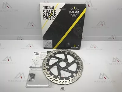 Magura MDR-P Disc Brake Rotor Original Spare Parts - 203mm 6-Bolt Silver/Black • $52.95