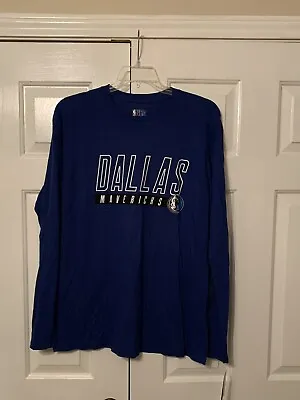 New Mens Nba Dallas Mavericks Long Sleeve Shirt Xl Free Shipping! Luka Doncic • $15.99