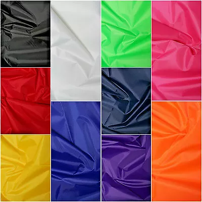 £3.85 • Buy Waterproof 3.8oz Rip Stop Ripstop Fabric Kite Nylon Material Cover - 20 Colours 