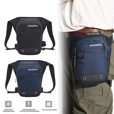 Tactical Military Drop Leg Bag Thigh Pouch Waist Belt Pack Sports Fanny Outdoor • $24.36