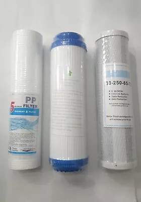 £8.75 • Buy Reverse Osmosis RO Unit Filter Kit Set Inc. PP Sediment, Carbon Block CTO & GAC