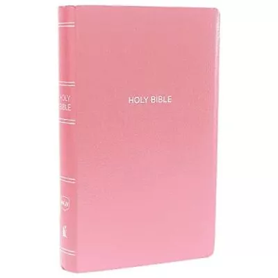 NKJV Gift And Award Bible Leather-Look Pink Red Let - Paperback NEW Nelson • £8.64