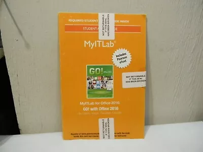 MyITLab With Pearson EText--Access Card--For GO!  MyLab IT  Office 2016... • $9