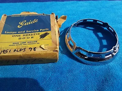 Nos Gm 1951 Olds 98 Rear Tail Lamp Light Chrome Bezel Door Trim Oldsmobile 51 Oe • $69.99