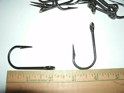 VMC  Coastal Black  J Hooks Open End  Live Bait Hooks Size 8/0 Pack Of 10 • $7.75