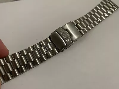 Seiko 20mm/22mm President Solid Stainless Steel Wrist Watch Strap Flat Lugs End • £25