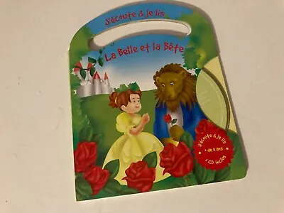 J'ecoute & Je Lis La Belle Et La Bete Book & CD Set! French Kids Read Along! • $14.99