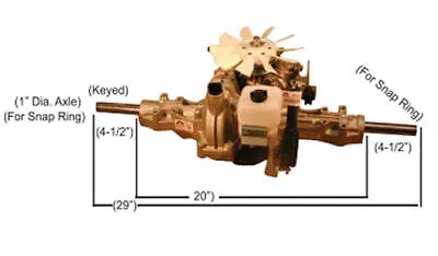 Tuff Torq K66Y OEM Riding Mower Transmission Transaxle 532426118 7A632084621 • $429.95