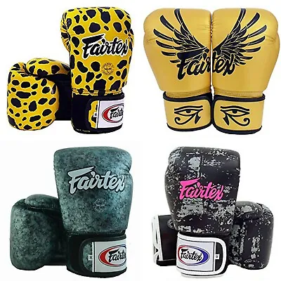 Fairtex BGV1 Fancy Sporting Training MMA Martial Arts Muay Thai Boxing Gloves • $106.50