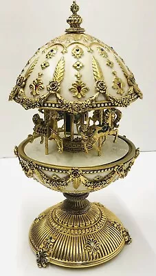 House Of Faberge Musical Carousel Egg • $1050