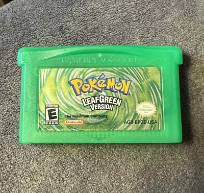 Authentic Pokemon LeafGreen Version Nintendo Game Boy Advance Video Game • $139.99