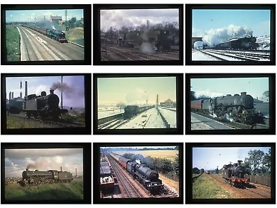 18 Duplicate Steam Railway Colour Slides  - Colour Rail • £7