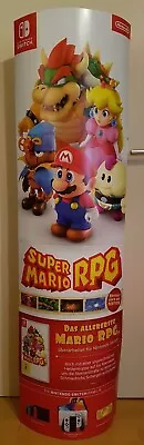 Super Mario RPG Official Store Display Standee Promo Sign Nintendo Switch 2023 • $70