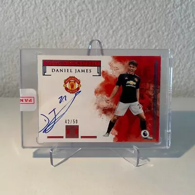 2019-20 Panini Impeccable EPL DANIEL JAMES /50 Rookie Auto Manchester United • £0.80