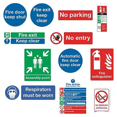 Safety Warning Security Condition Signs Stickers Rigid Plastic & Self Adhesive  • £5.19