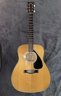 Vintage Yamaha FG-335E Jumbo Acoustic/Electric Guitar • $275