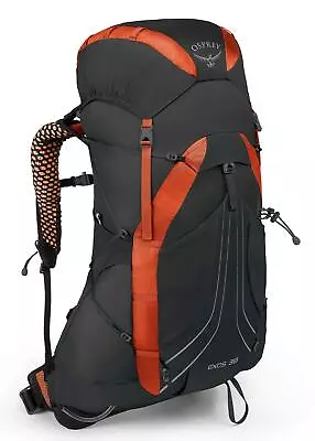 Osprey Exos 38 Men's Backpacking Backpack Blaze Black Medium • $258.42