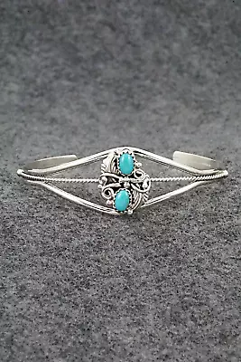 Turquoise & Sterling Silver Bracelet - Judy Largo • £71.26