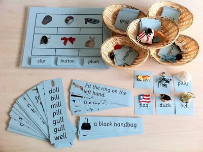 Montessori Blue Language Series Phonics Educational Kit • $65