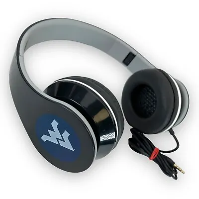 West Virginia University On Ear Headphones Wired Black DJ Style • $9.97