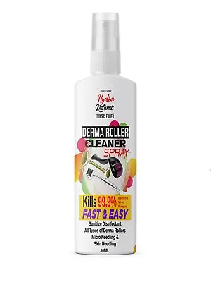 Derma Roller Cleaner Steriliser Tools Make Up Brush Surface 50ml Spray UK  • £3.79