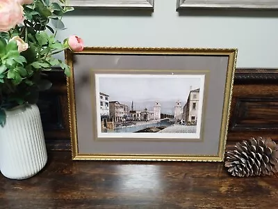 Antique Painting By William Wyld Venician Arsenal Venice Gold Framed Art Print  • $12.44