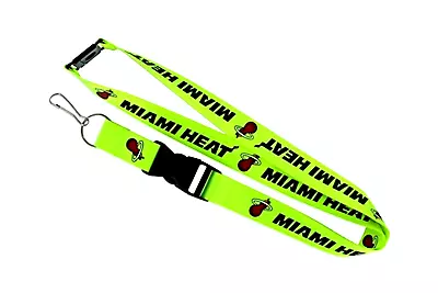 MIAMI HEAT NBA Neon Green Team Lanyard NEW • $5.49