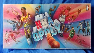 NBA Monopoly NBAopoly Board Game Basketball Morning Star Creations Vintage 1990s • $15.98