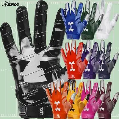 Under Armour UA F8 Youth Boy's Football Gloves W/Gluegrip • $24.89