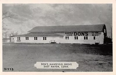 EAST HAVEN CT ~ DON'S MANSFIELD GROVE BLDG. SUMMER BATHING & COTTAGES ~ 1940s • $11.49
