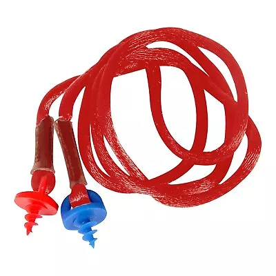 CEPNC-R Custom Molded Earplugs Red Neckcord With Red And Blue Screws One Size • $7.65