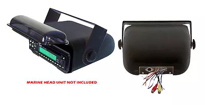 New Pyle PLMRCB3 Universal Waterproof Marine Stereo Radio Cover Wired Housing • $51.99