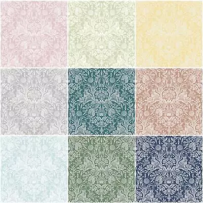 £1.99 • Buy Holden Harlen Woodland Damask Wallpaper Animals Flowers Leaves - Choose Colour