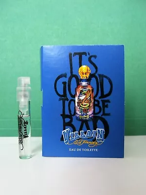 ED HARDY It's Good To Be Bad Villain Eau De Toilette Sample 1.52 Ml / .05 Oz USA • $11.99