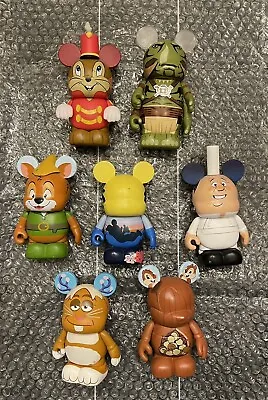 Disney Vinylmation Figures Lot Dumbo Chip Dale Robin Hood Cruise • $19.99