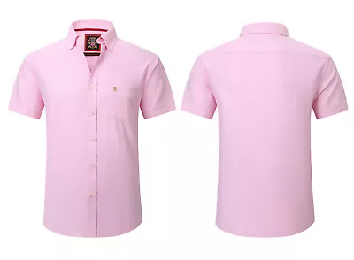 Mens Short Sleeve Oxford ShirtClassic FitButton Down Collar & Pocket11 Colour • £19.95