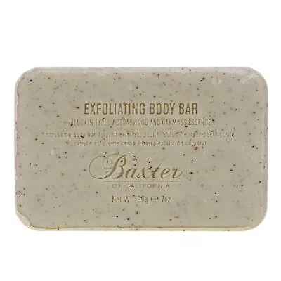 Baxter ~ Men's Exfoliating Body Bar Soap Cedarwood And Oak Moss Essence 7 Oz. • $22.60