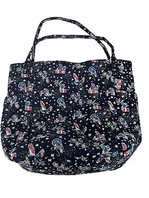 Vera Bradley Bright Tote Christmas Holiday Owls Large Zippered Tote • $25