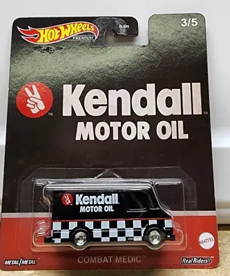 2023 Hot Wheels Premium Vintage Oil Series #3/5 Kendall Motor Oil Combat Medic • $6.99
